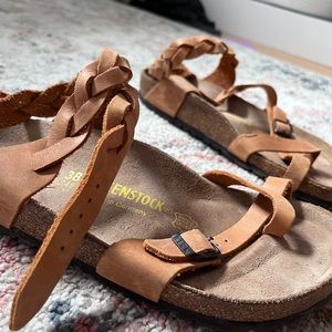 Birkenstock Yara braided leather sandals
